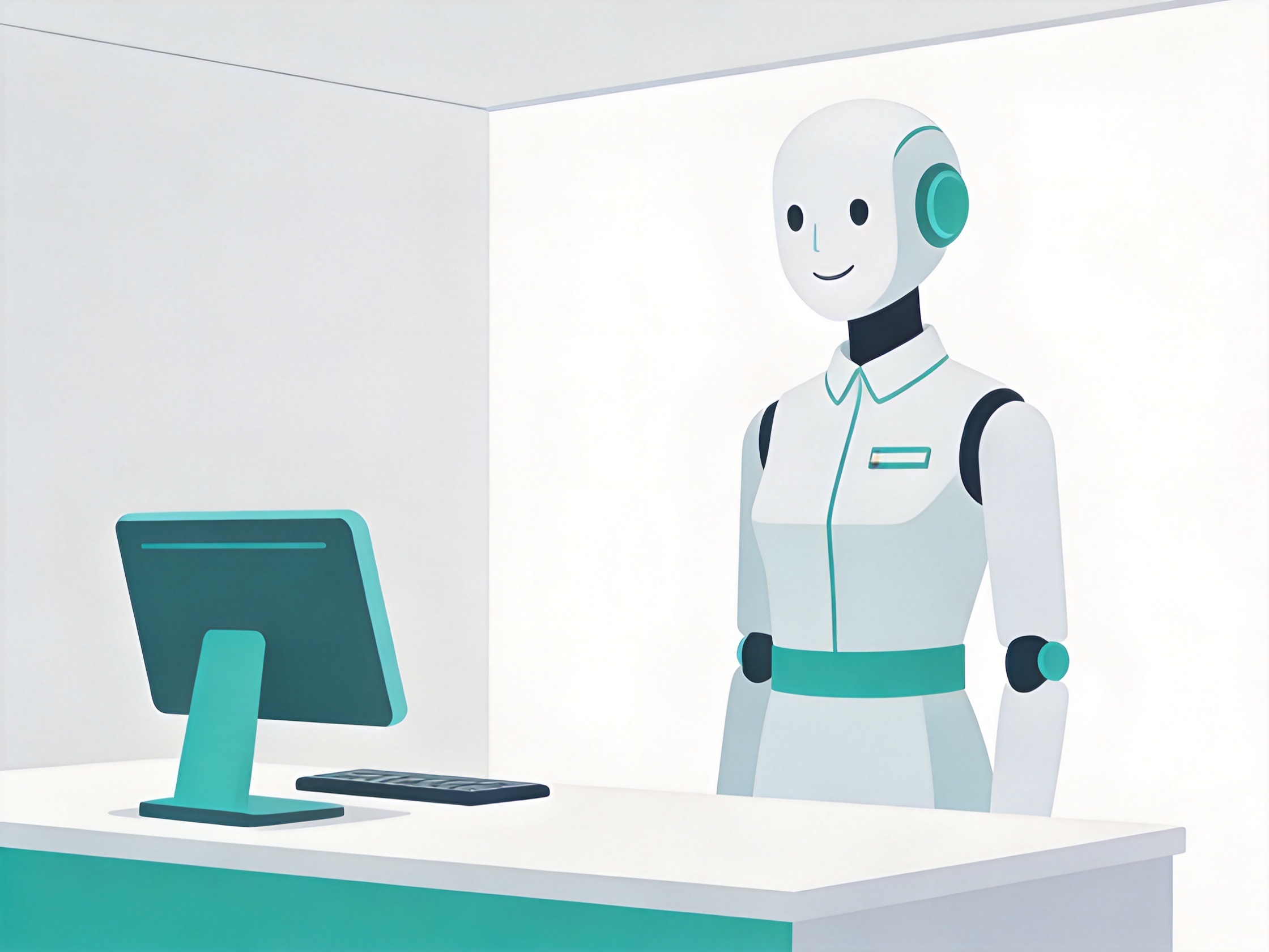 AI Receptionist — AI illustration