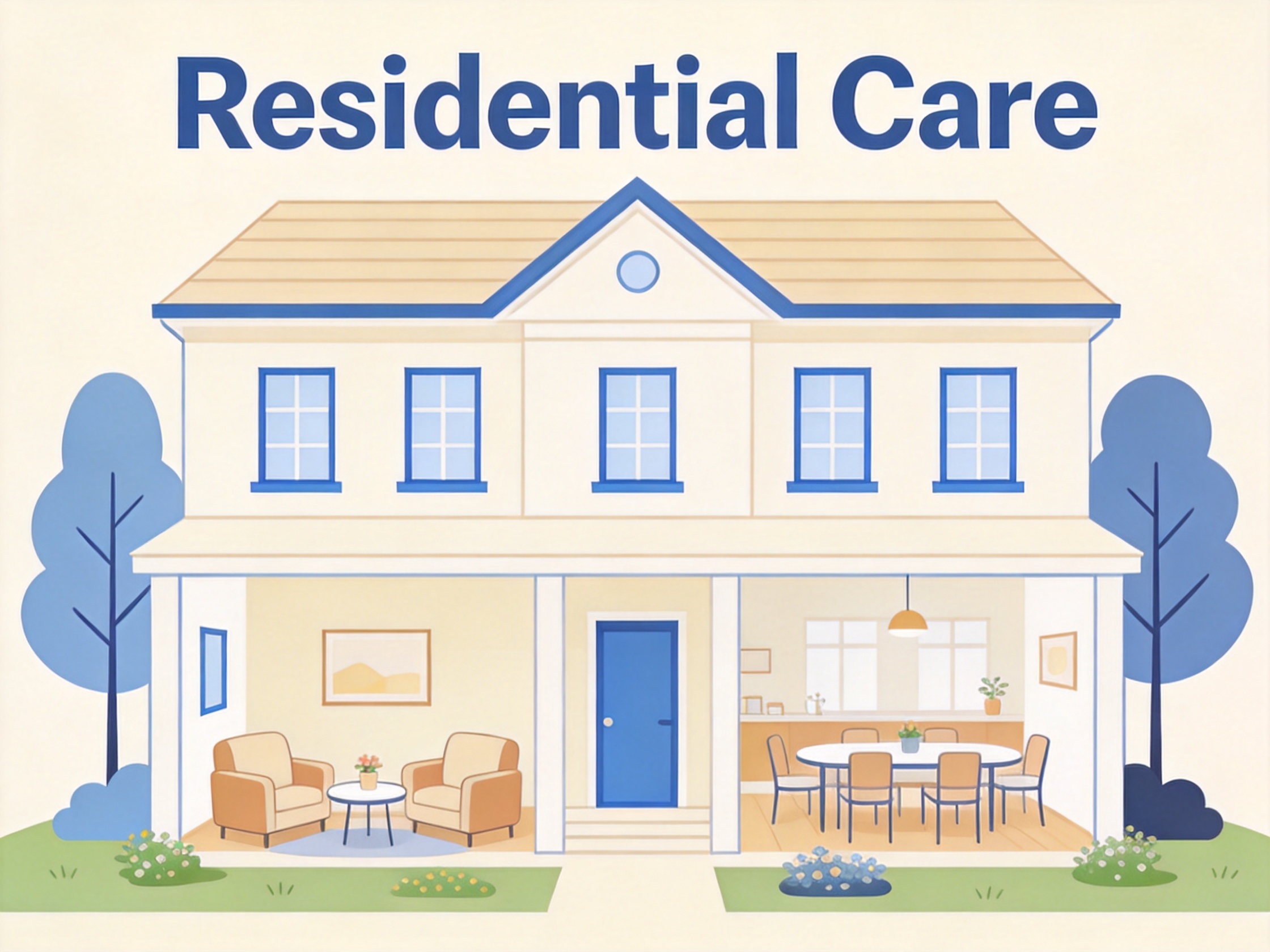 Residential Care — AI illustration