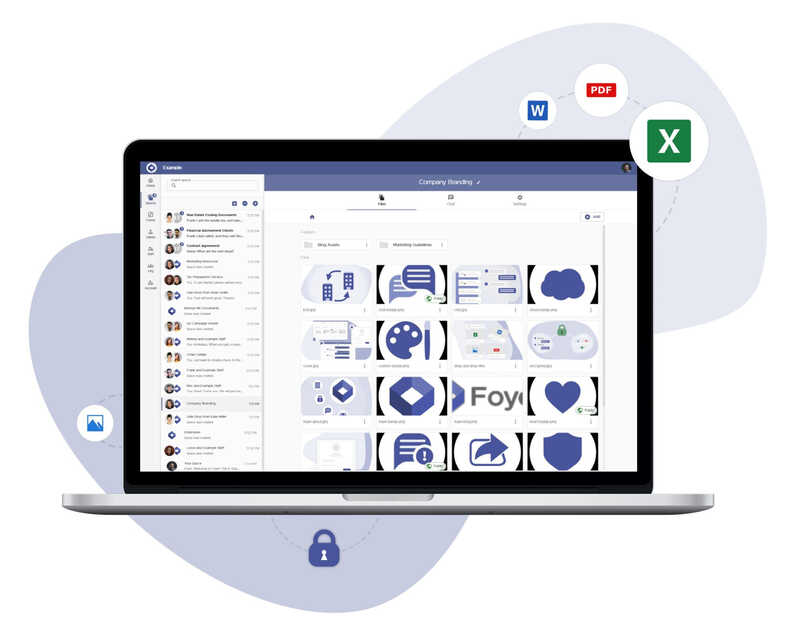 Securely sharing documents (excel, word, pdf, and images)