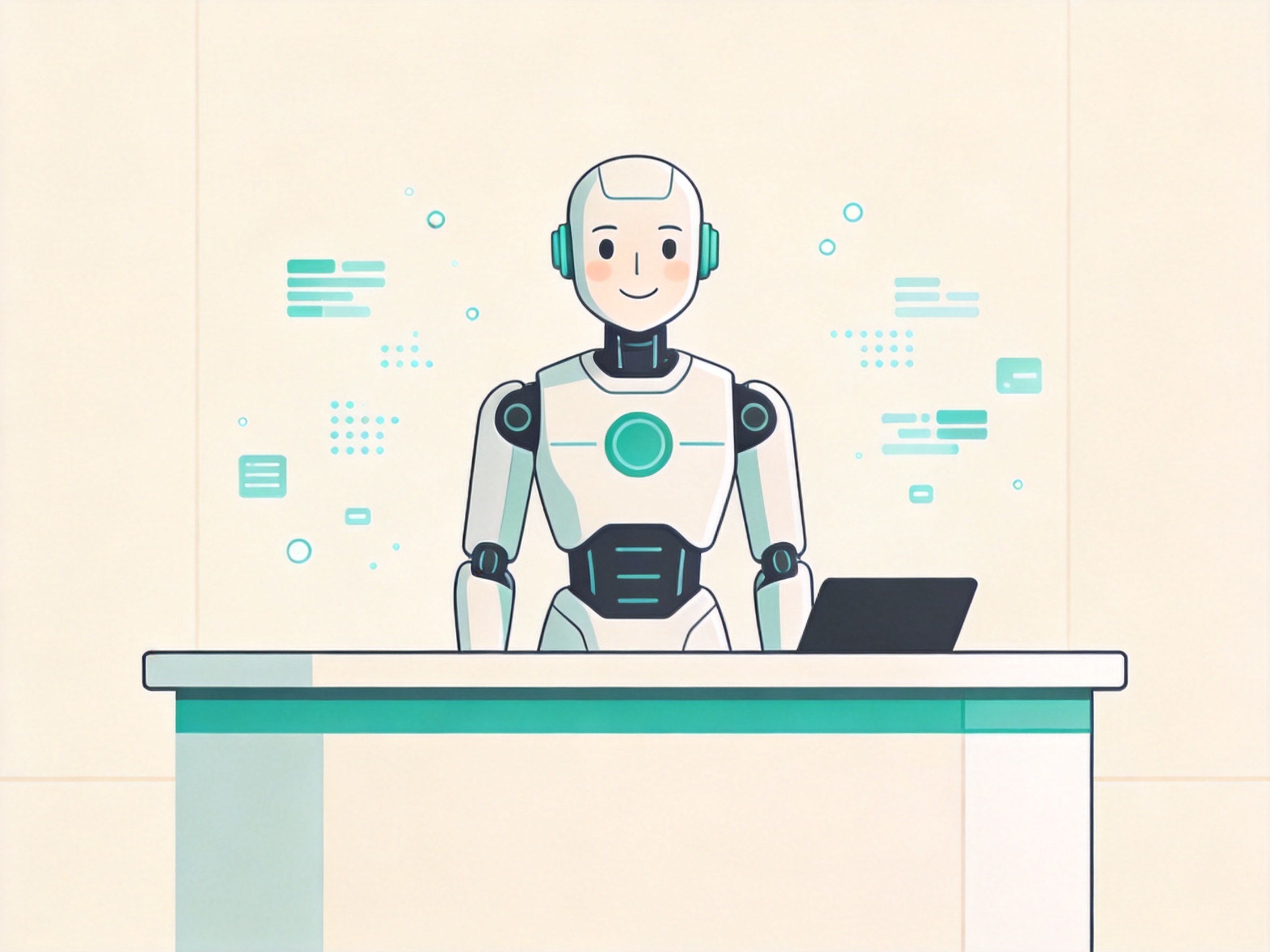 AI Receptionist — AI illustration