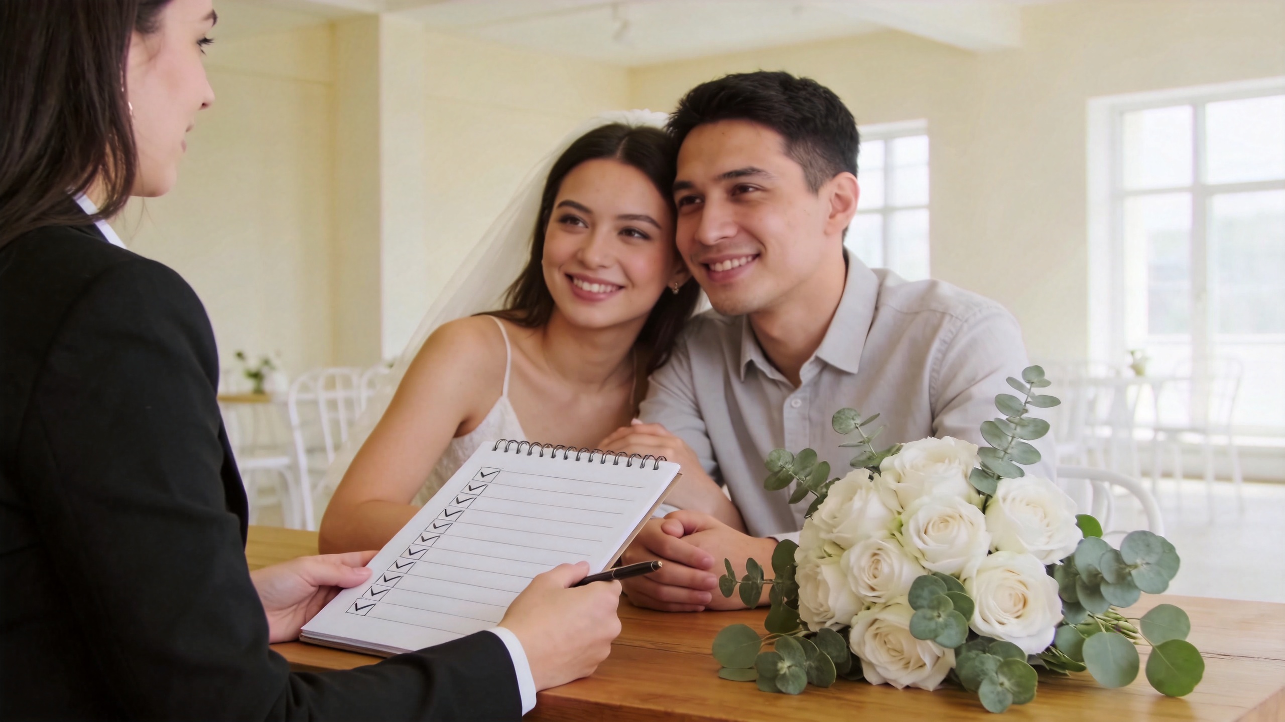 Checkliste für Erstgespräche mit Hochzeitsplanern
