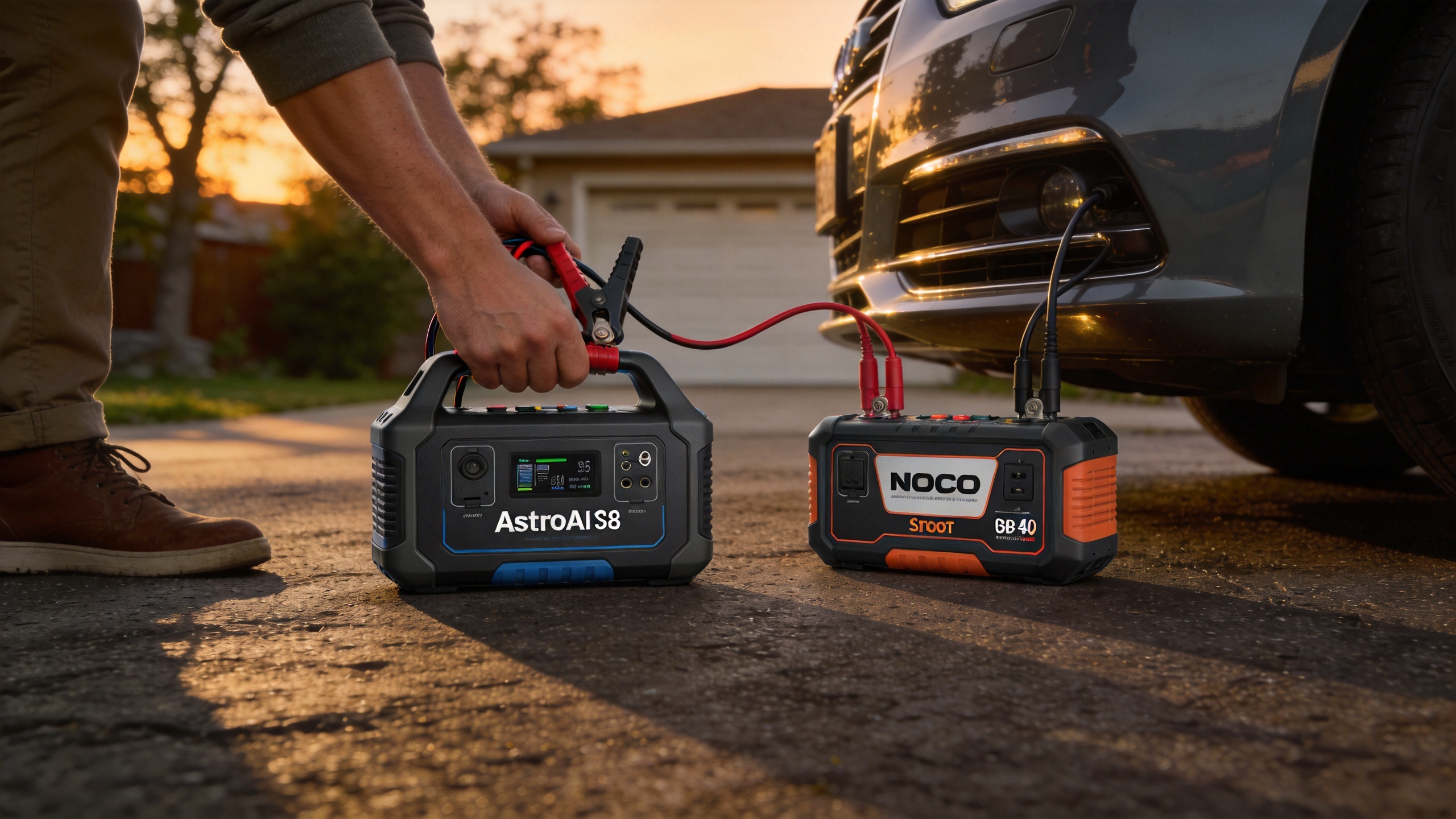 AstroAI S8 Ultra vs NOCO Boost GB40: Best Portable Jump Starter for 2026